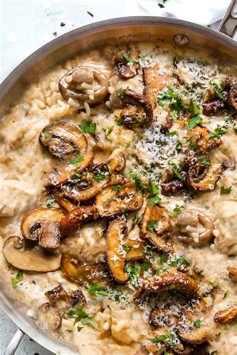 Creamy Chicken and Mushroom Risotto Mrsfoodiemumma