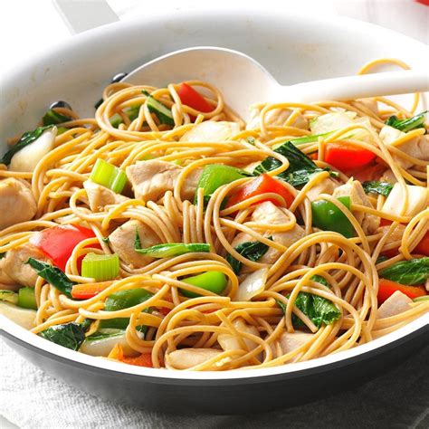 Chicken Noodle Stir Fry Quick and Easy Casually Peckish