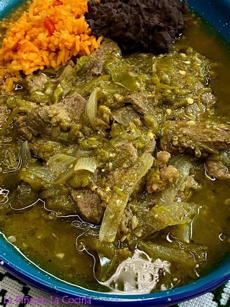 recipe for chile verde con carne