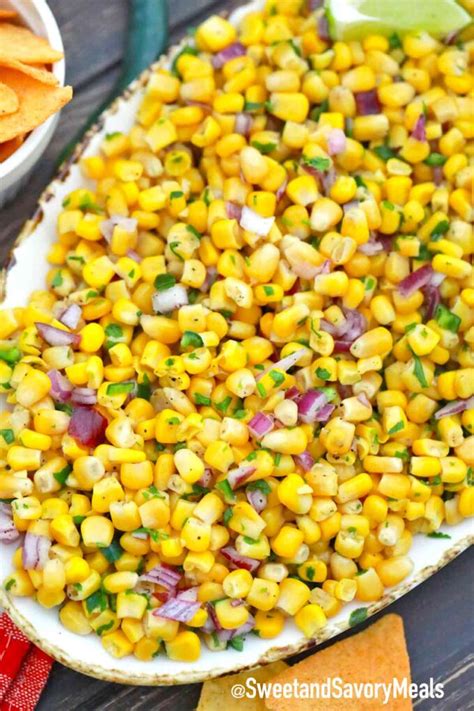 Chipotle Corn Salsa Recipe • Happy Kitchen