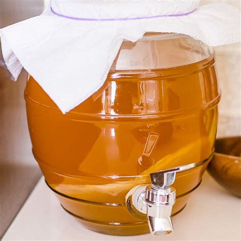 recipe for homemade kombucha