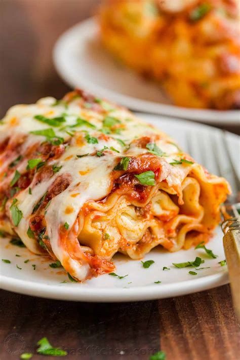 Meaty Lasagna RollUps Valerie's Kitchen