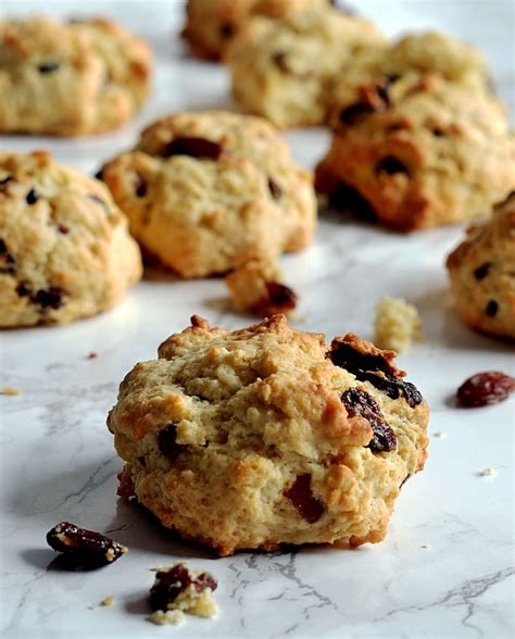 Not so Naughty Cranberry Rock Cakes/Buns for a Healthy Baking Challenge