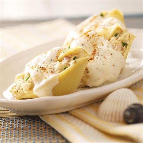 recipe for stuffed shells with crab meat