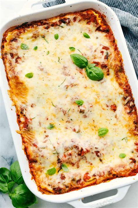 recipe for vegetarian lasagne