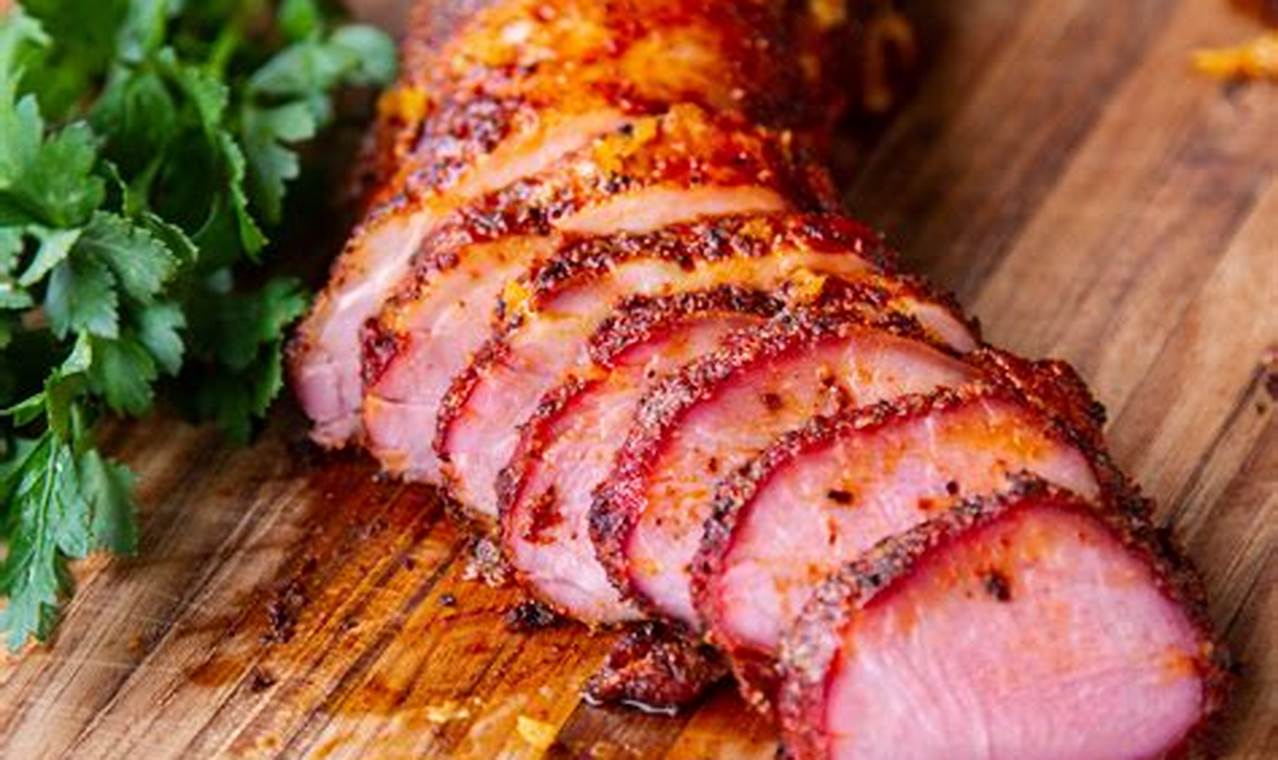 recipes for smoked pork loin