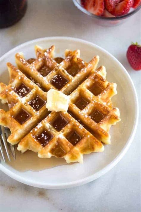 recipes for belgian waffles