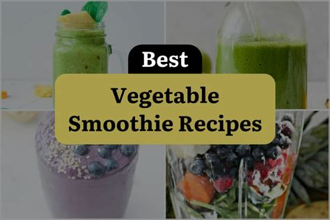 Recipes For Blender Vegetable Drinks
