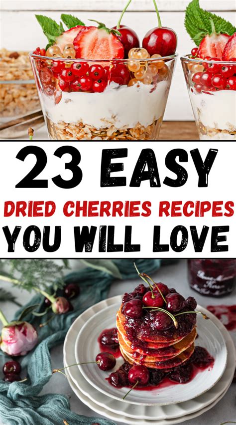 Recipes With Dried Cherries