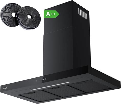 Recirculating Range Hood 90Cm Black