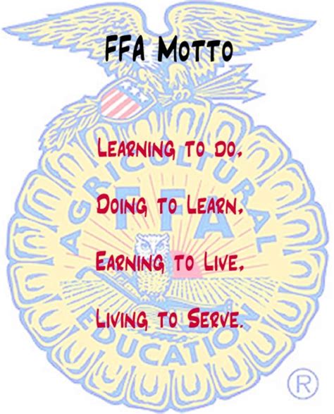 recite the ffa motto