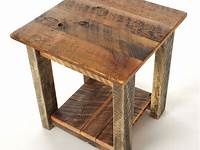 Rustic Tables Small San Miguel Reclaimed Wood Side Table Small