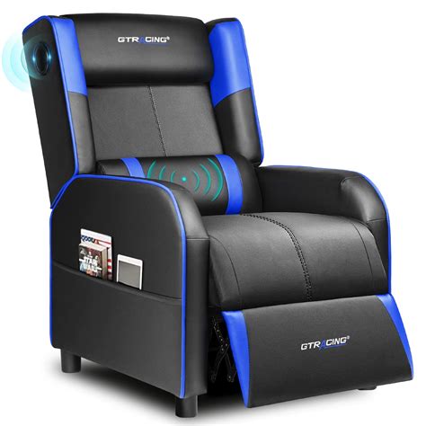 recliner gaming chair with speakers video