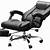 reclining computer chair with footrest