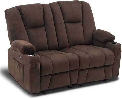 Favorite Reclining Loveseat With Console And Massage For Small Space