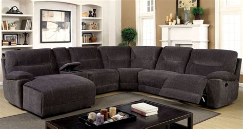 Incredible Reclining Sectional With Console With Low Budget