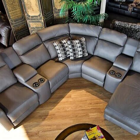 Reclining Sofa Sectional Leather
