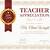 recognition teacher appreciation certificate