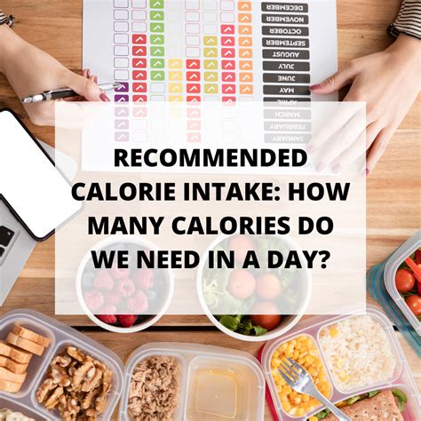recommended calories