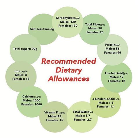 recommended dietary allowances definition