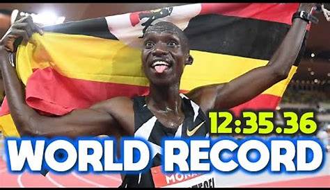 Athlétisme: l'ougandais Joshua Cheptegei bat le record du monde du 5000