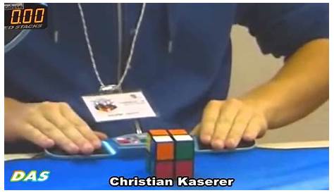 Rubik's Cube World Record 3.47 Seconds by YuSheng Du! - YouTube