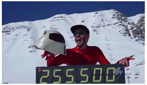 252,454 km/h à ski: nouveau record du monde - YouTube