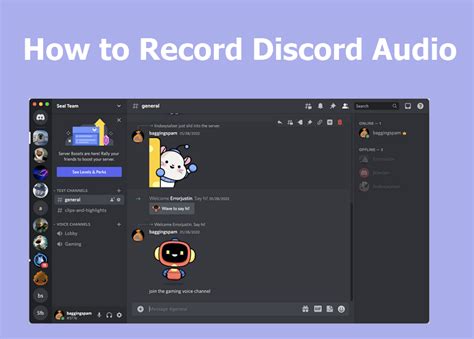 record discord audio