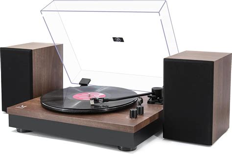 Record Player And Powered Speakers