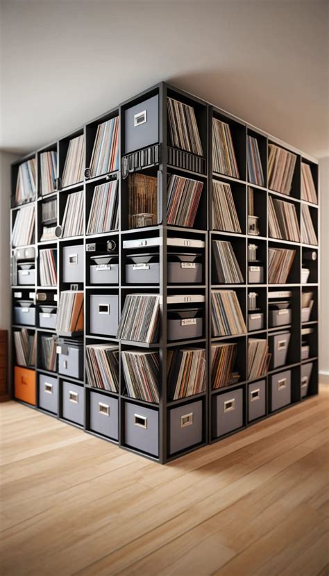 Record Storage Shelves