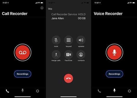 record telephone call on iphone