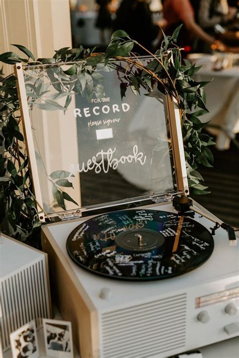 Record Wedding Guest Book