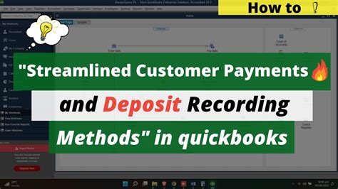 Recording Electronic Payments In Quickbooks