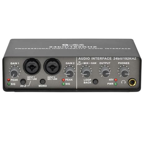 Recording Interface With Loopback