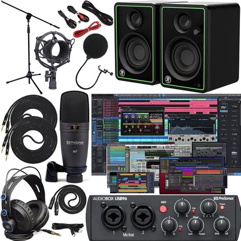recording studio equipment bundle