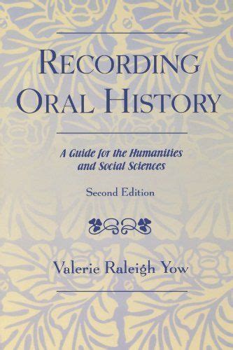 recordings for oral historians