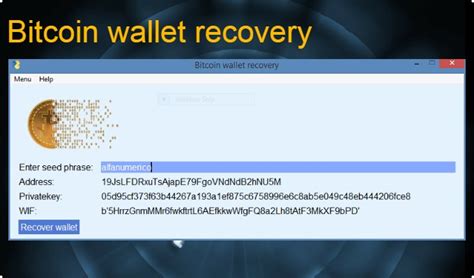 recover my bitcoin wallet