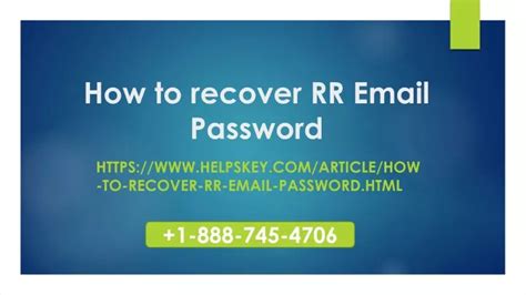 recover rr email account password