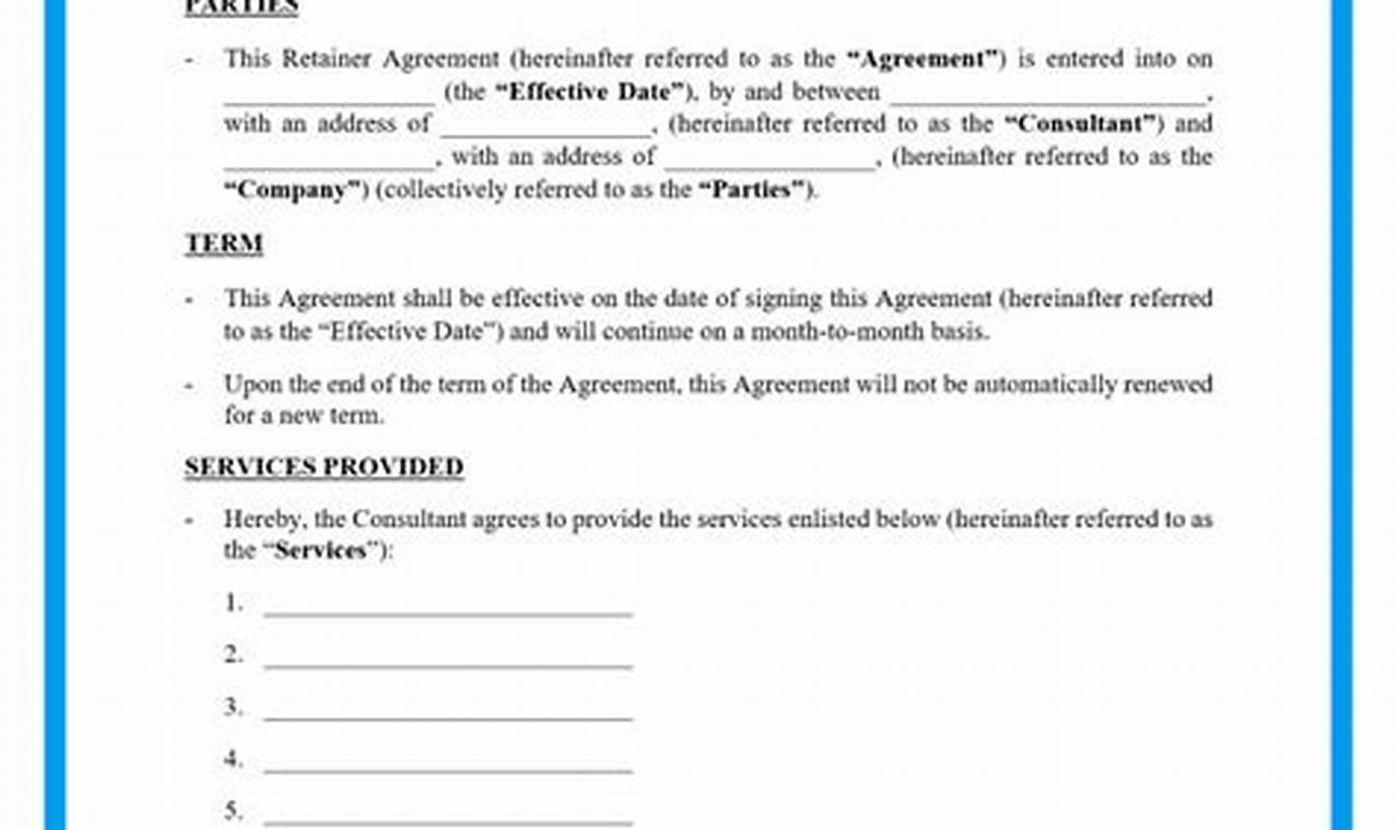 Recruitment Retainer Agreement
