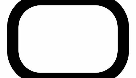 Download White Rounded Rectangle Png Download - Round Edges Png - Full