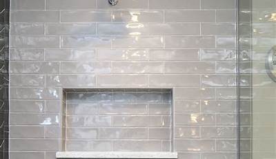 Rectangle Tile Shower Wall