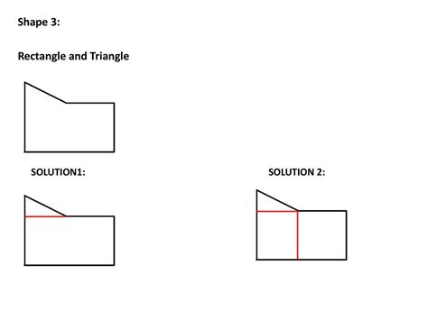 Rectangle And Triangle Together