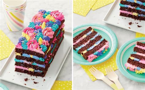 Hashtag/emoji Cake With Rainbow Petals