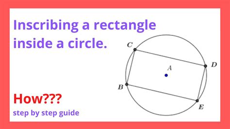 Rectangle Inside A Circle