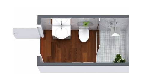 Small Rectangular Bathroom Layout