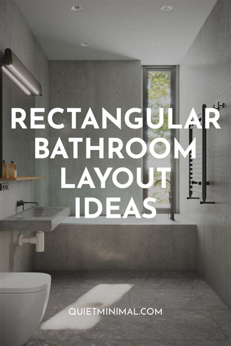 Rectangular Bathroom Remodel Ideas
