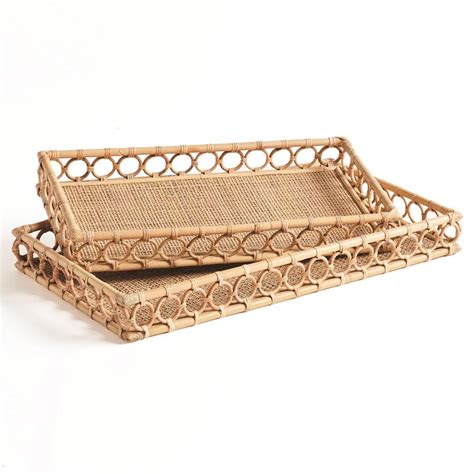 Rectangular Decorative Tray Set