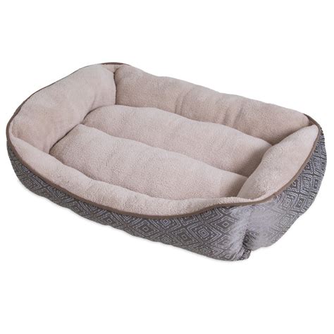 Rectangular Dog Bed With Bolster