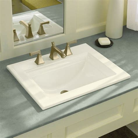 Rectangular Drop In Vanity Sink