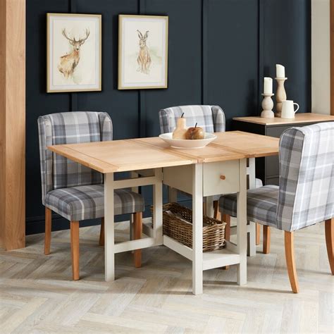 Rectangular Drop Leaf Dining Table With Chairs